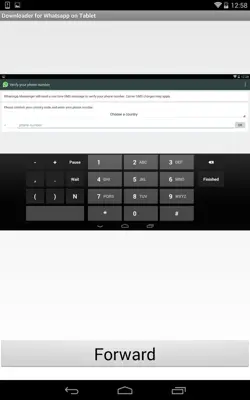 Download Whatsapp on Tablet android App screenshot 2